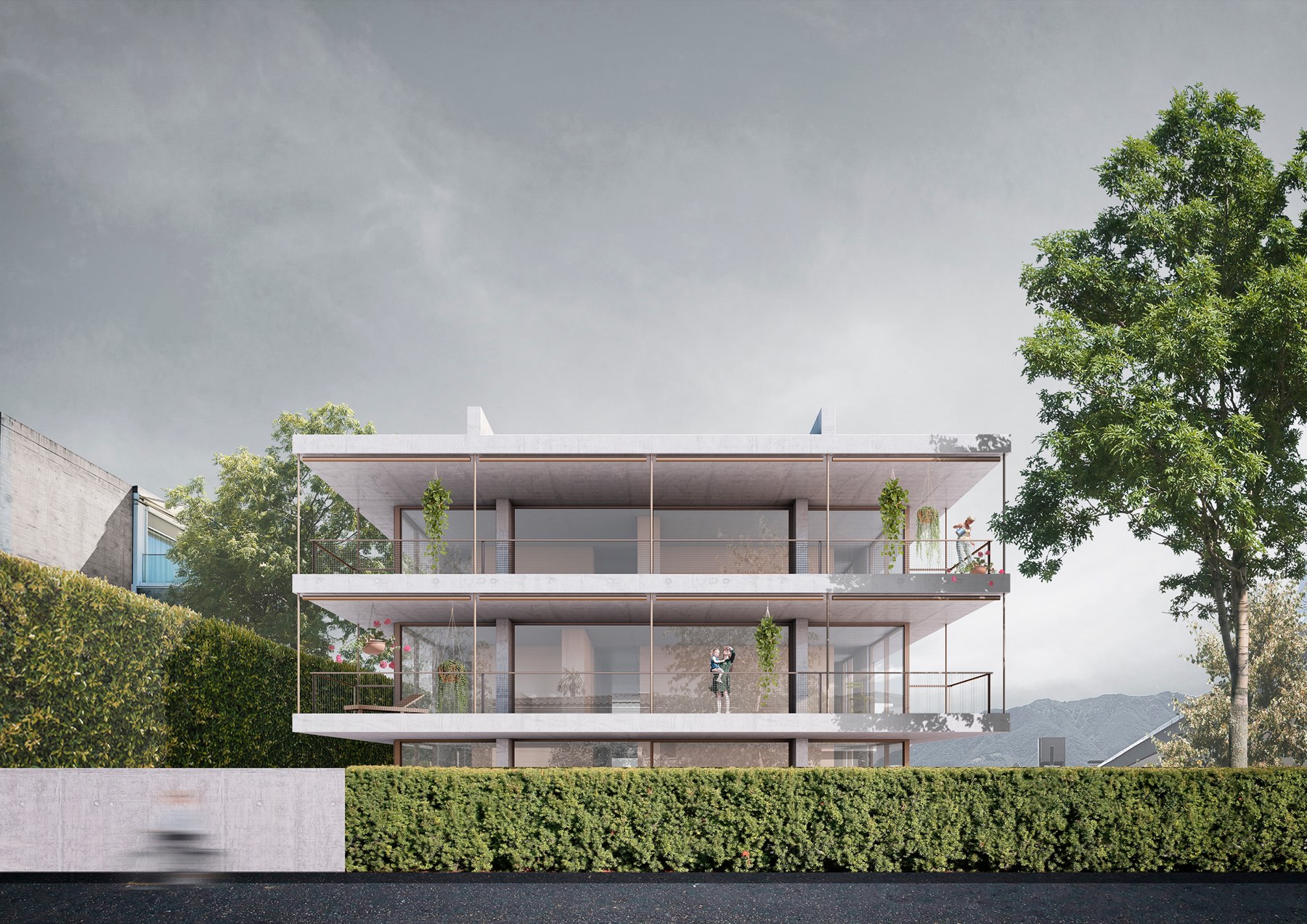 Casa YOKU, Ascona — vista della facciata
